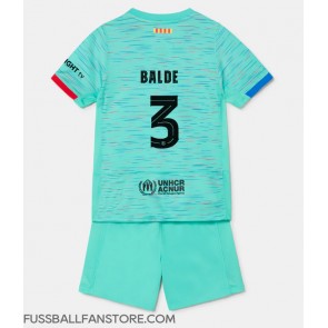 Barcelona Alejandro Balde #3 Replik 3rd trikot Kinder 2023-24 Kurzarm (+ Kurze Hosen)
